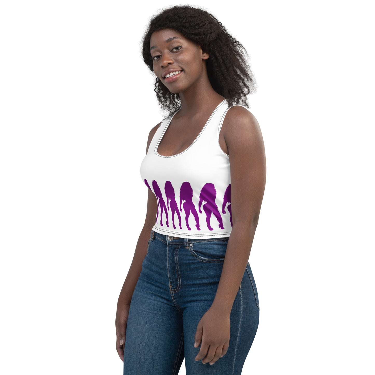 "V- lady" Crop Top